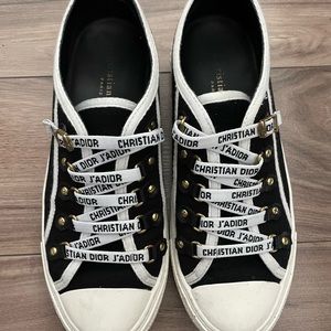 Dior walk n dior canvas sneakers. Good condition